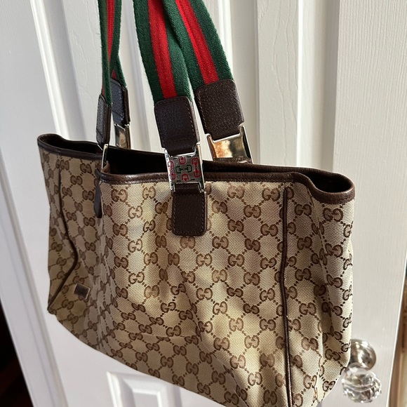 Authentic Gucci tote bag satchel with dustbag - Picture 3 of 17